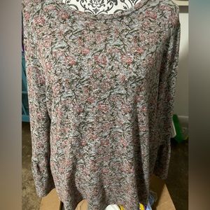 Lucky Brand Bell Sleeve top xxl